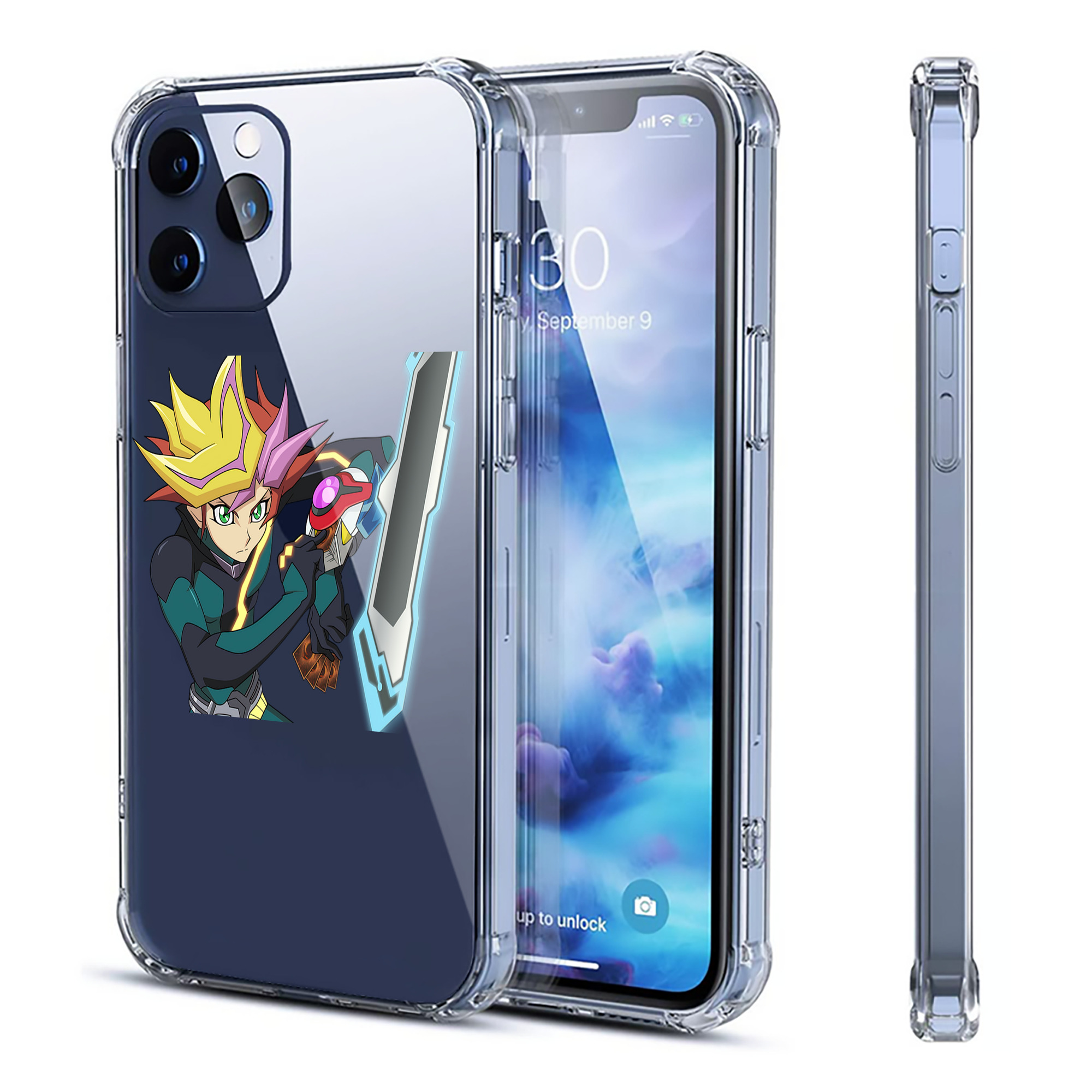 （画像用） 遊☆戯☆王 Yu-Gi-Oh! 【iPhone 12シリーズ対応】透明スマホケース（クリアソフトケース）